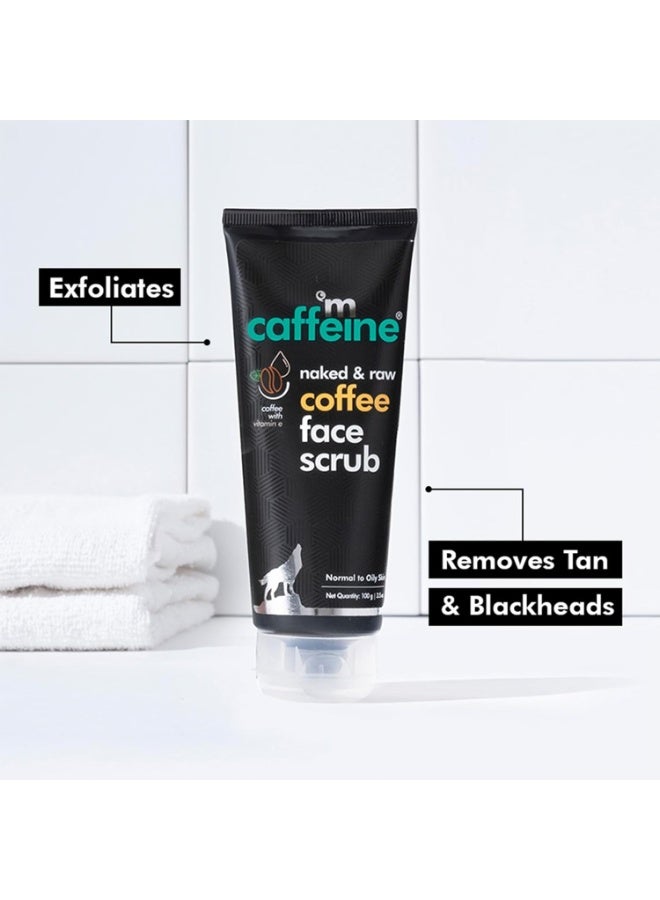 mCaffeine Coffee Tan Removal Face Scrub (100gm) | Exfoliate Scrub | Blackhead Remover, Whitehead Remover, Dead Skin Remover, Detan Pack | Caffeine & Walnut Scrub for Face | Face Scrub For Women & Men - Image 3